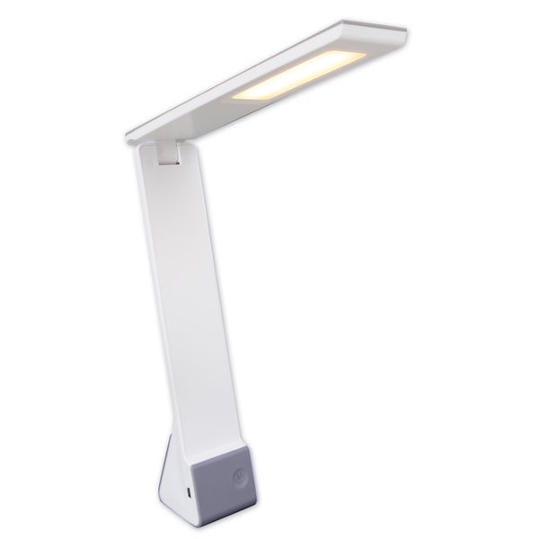 Weiße LED Schreibtischleuchte
