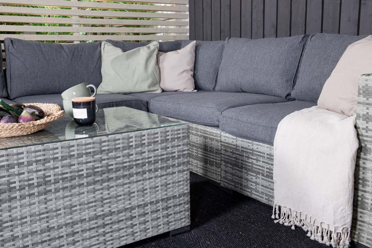 Amazon Lounge-Set 2 Teile grau. 60 X 110 X 46 cm