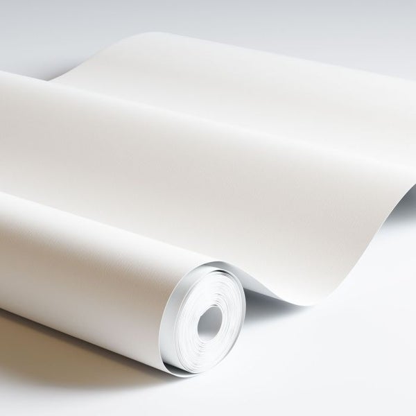 Wandaufkleber über einem Schrank mit Dekorationsartikeln