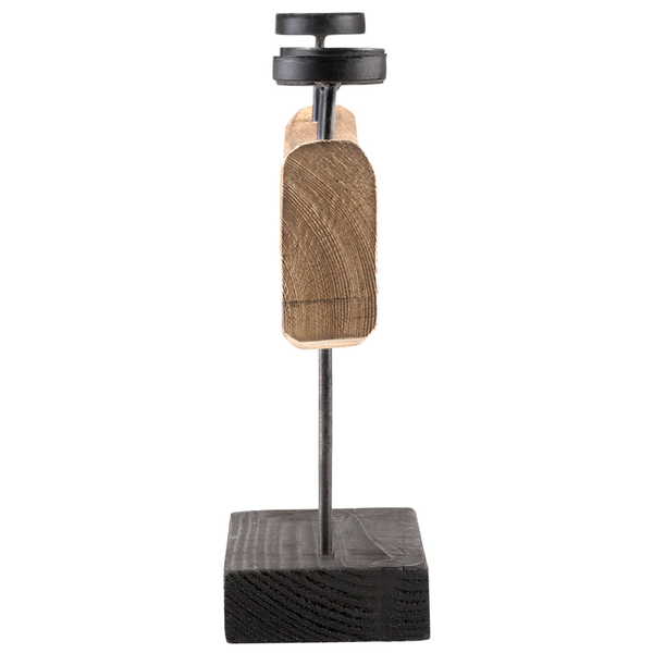 Dekorationsobjekt aus Holz und Metall