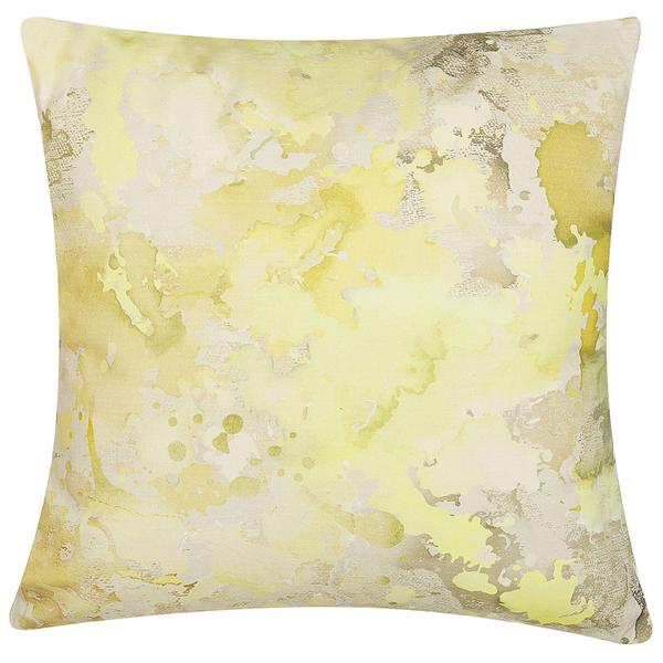 Dekokissen 2er Set PACHIRA Baumwolle 45 x 45 cm Gelb Abstraktes Muster