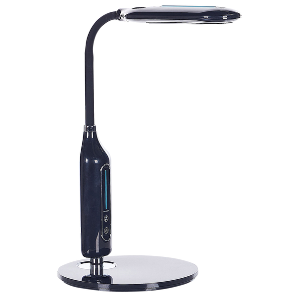 LED Schreibtischlampe CYGNUS mit Dimmer Metall Schwarz