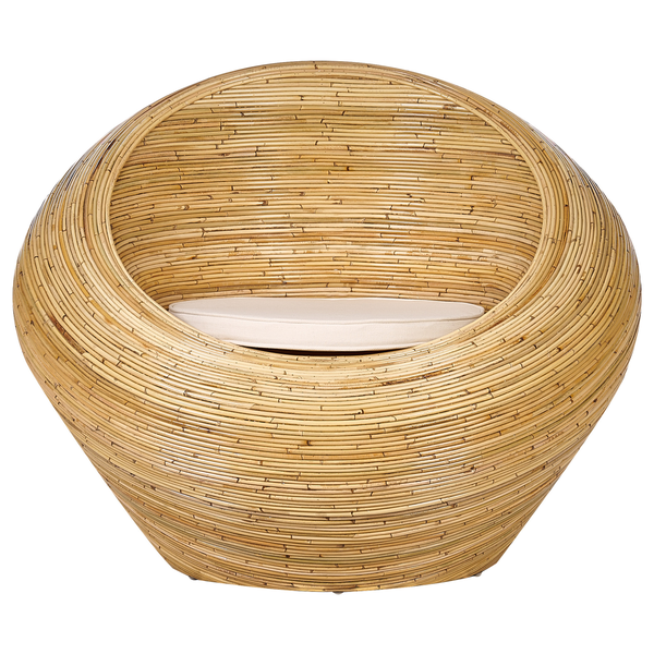 Gartensessel MAIORI Rattan Naturfarben