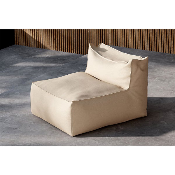 Rambo Sitzsack Mittelsegment beige. 85 X 105 X 75 cm