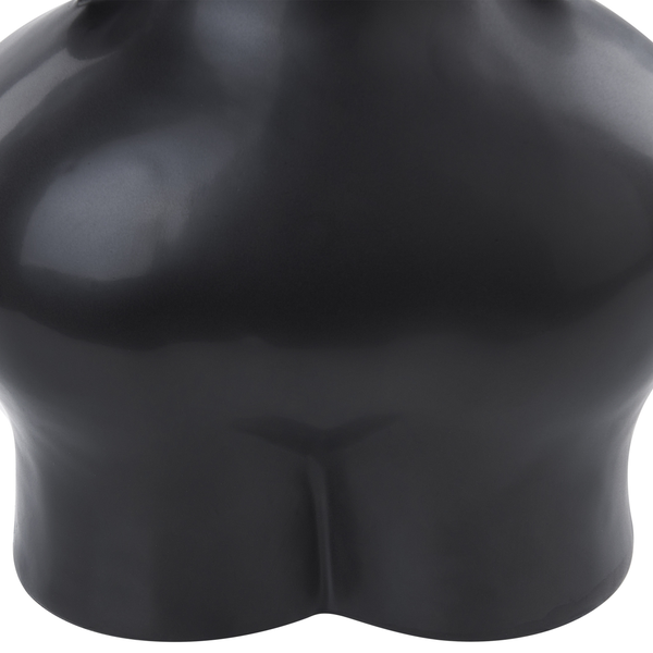 Blumenvase NAFPLIO Keramik 32 cm Schwarz