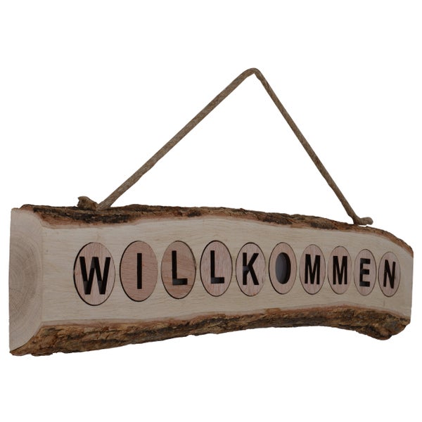 LED-Dekoleuchte WILLKOMMEN