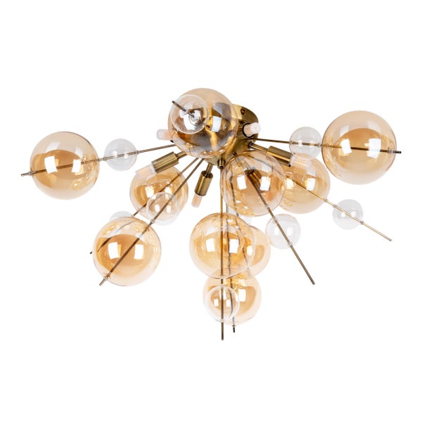 Deckenleuchte mit Glaskugeln