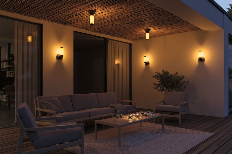 Set ModuShine Deckenhalter Selaro mit Sensor Anthrazit