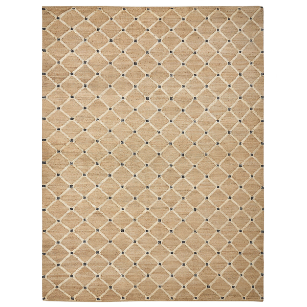 Teppich KALEKOY Beige 300 x 400 cm Jute