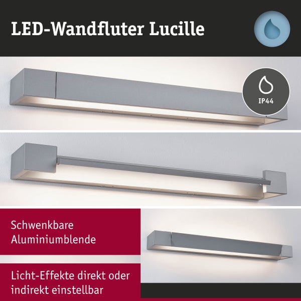 Technische Informationen zur Paulmann LED Einbauleuchte inklusive Abmessungen Schutzart IP65 Dimmbarkeit und Installationshinweisen