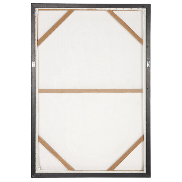 Canvas GALEATA Tiermotiv 63 x 99 cm Schwarz