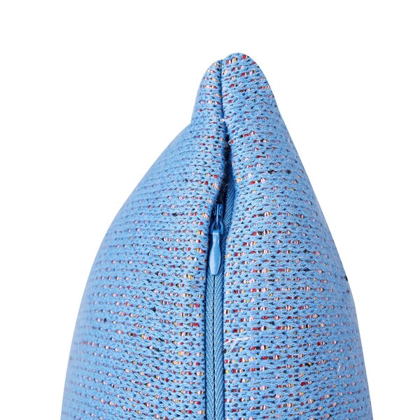 Dekokissen 2er Set PASHOT Baumwolle 45 x 45 cm Blau