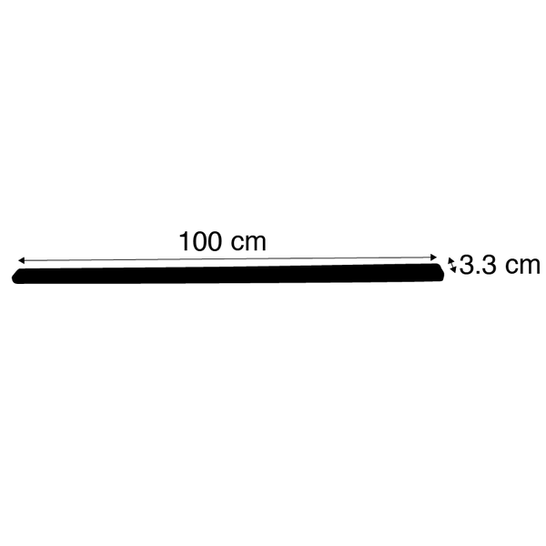 Schiene 1 Meter schwarz für 1-Phasen Schienensystem