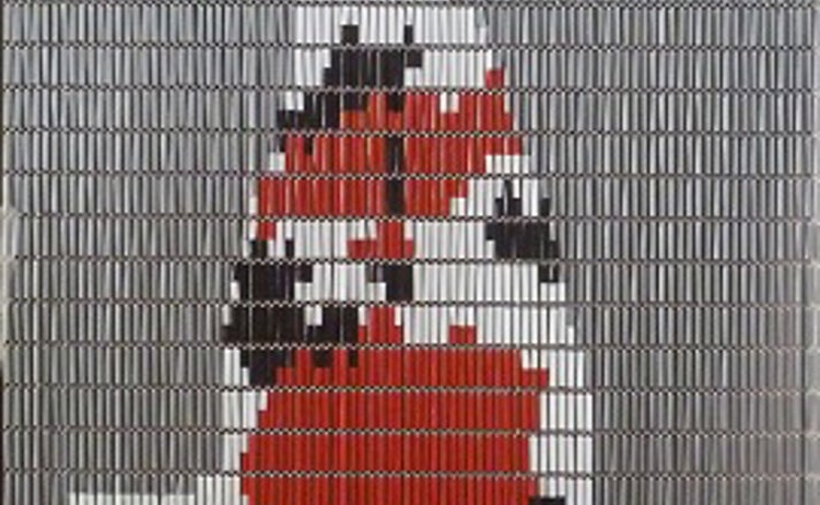 Fliegenvorhang Kunststoffhülsen Koi Karpfen - 90cm x 210cm