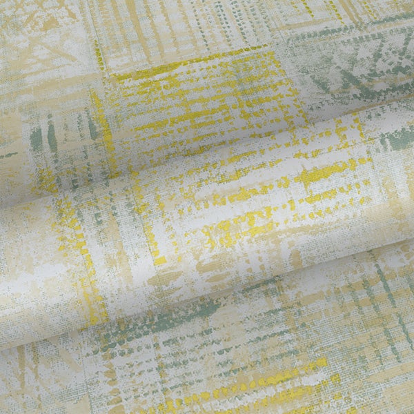 Sanders und Sanders Tapete grafisches Motiv Gelb und Grün - 53 cm x 10,05 m - 640756