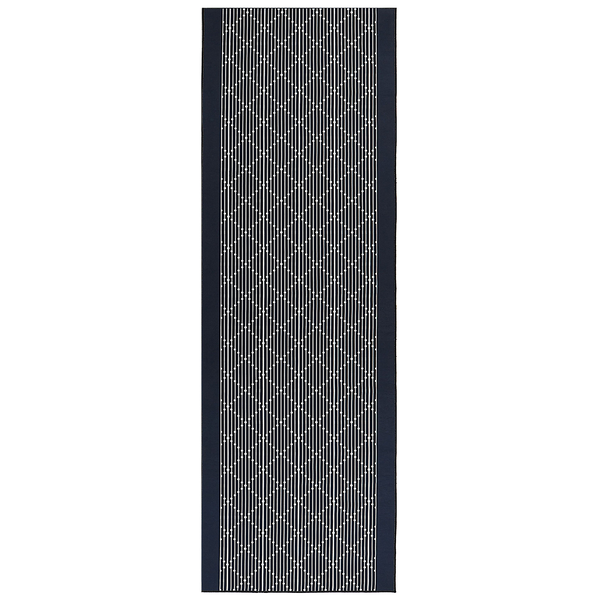 Teppich CHARVAD Marineblau 80 x 240 cm