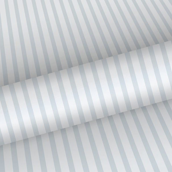 Sanders und Sanders Tapete Streifen Grau und Weiß - 53 cm x 10 m - 640592