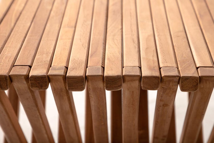 Ghana Garten Cafetisch Teak. 37 X 39 X 43 cm