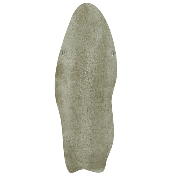 Wandspiegel REIGNY 57 cm 160 cm Samtstoff Olivgrün