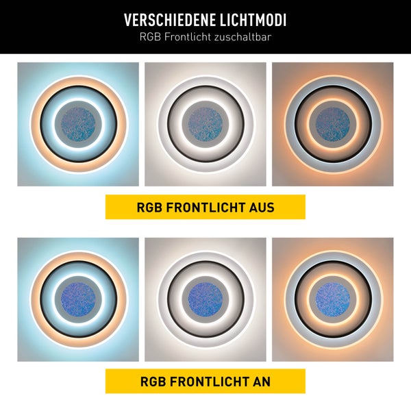RGB-Frontlicht mit verschiedenen Modi