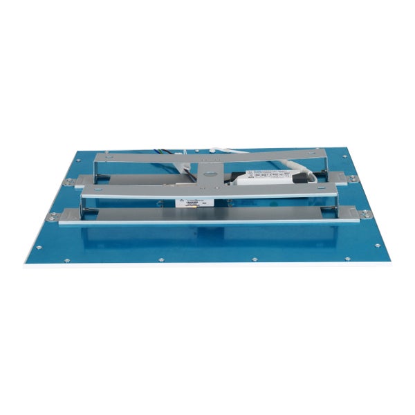 LED-Sensor-Panel ALEGRE Seitenlänge 45 cm, viele Funktionen, Aufbauleuchte inkl. Halterung aus Metall und Kunststoff, integrierte LEDs warmweiß