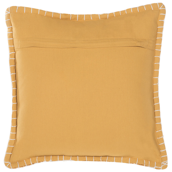 Dekokissen KAVALAM 45 x 45 cm Senfgelb Ohne Muster