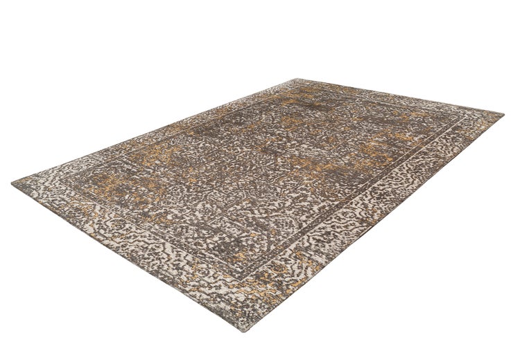 Kurzflor Teppich Galada Beige Vintage, Used-Look 80 x 150 cm