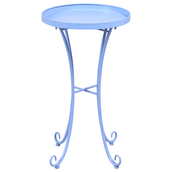 Runder Beistelltisch aus Metall