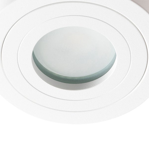 Modernes Badezimmer vor Ort weiß rund IP44 - Capa
