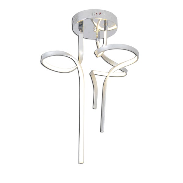 LED Deckenleuchte mit geschwungenem Design