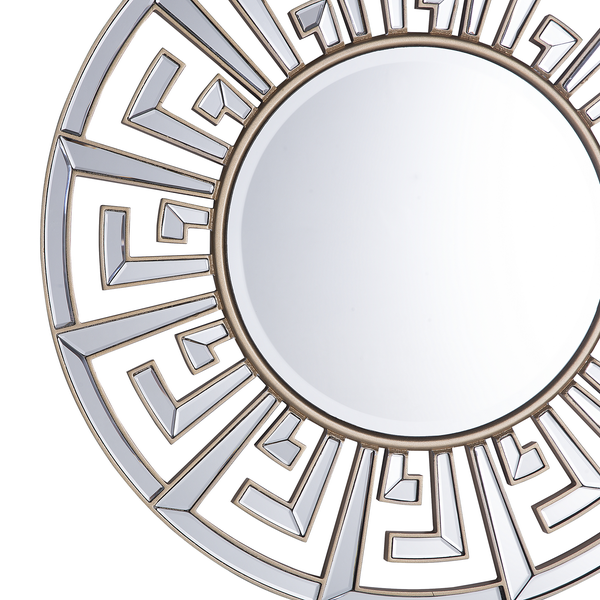 Wandspiegel FLERS 70 cm 70 cm Metall Gold