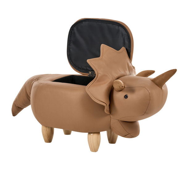 Triceratops Kinderhocker mit Stauraum