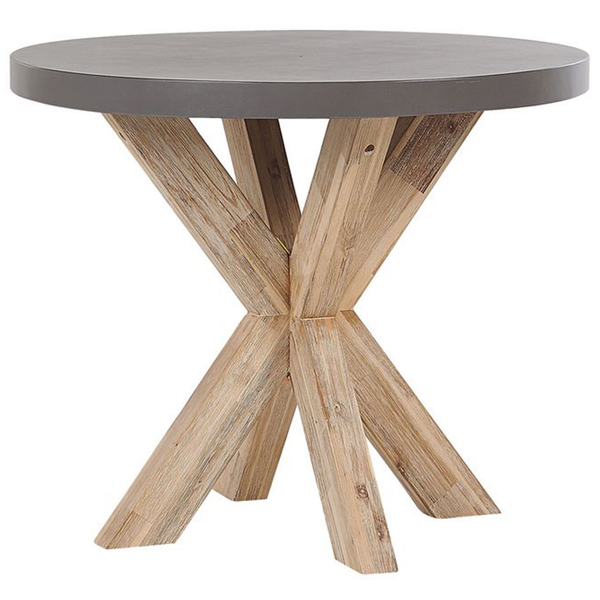 Gartenmöbel Set 4-Sitzer OLBIA inkl. Kissen Beton Beige