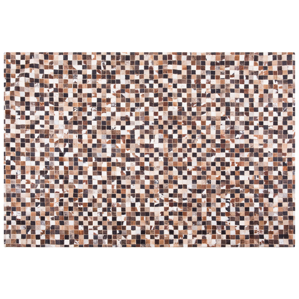 Teppich KONYA Braun 160 x 230 cm Echtleder