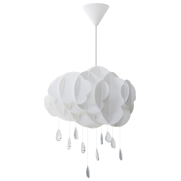 Wolken Hängelampe mit tropfenförmigen Anhängern