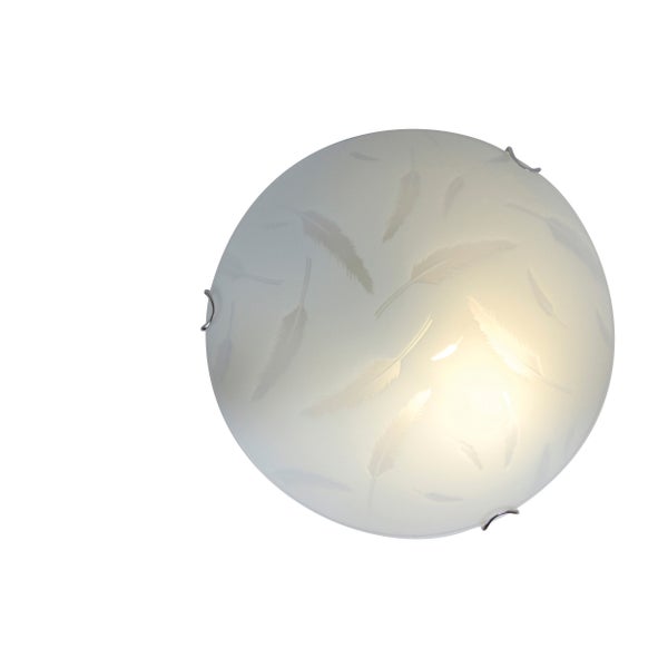 Deckenleuchte mit Federmuster