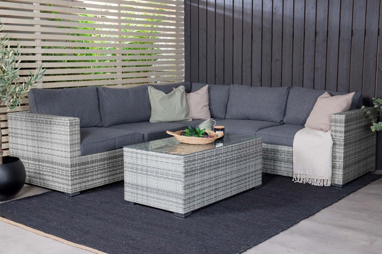 Amazon Lounge-Set 2 Teile grau. 60 X 110 X 46 cm