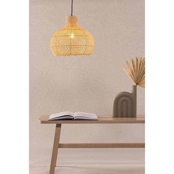 Varekil Beleuchtung Pendelleuchte 35x35x30cm natur. 35 X 35 X 30 cm