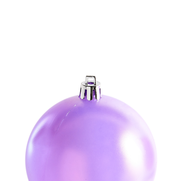 Violette Weihnachtskugel