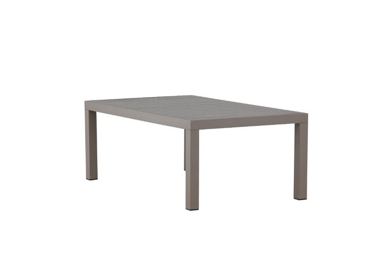 Rechteckiger Gartentisch aus Aluminium