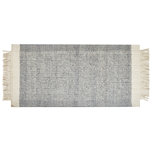 Teppich TATLISU Grau 80 x 150 cm Wolle