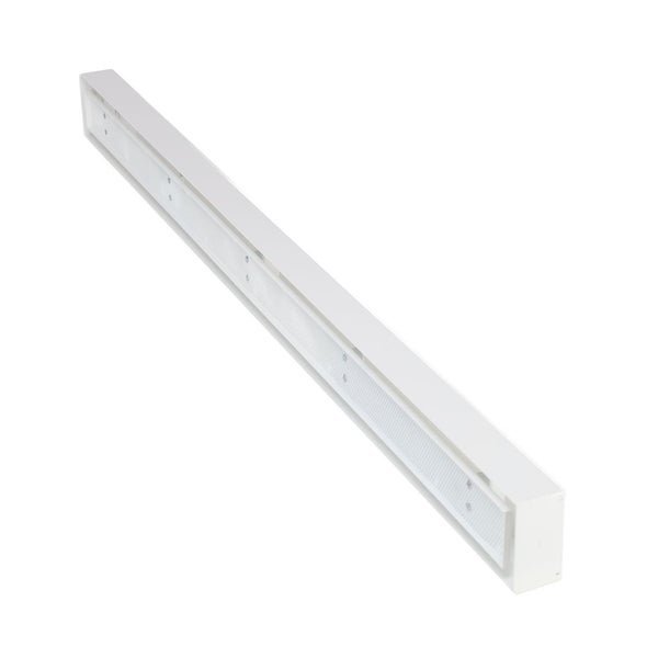 Längliche LED Unterbauleuchte für die Küche in weißem Gehäuse