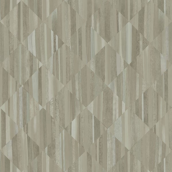 Origin Wallcoverings Tapete 3D Holzoptik Taupe - 50 x 900 cm - 347867