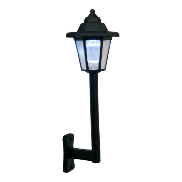 3er Set LED Solar-Erdspieß/Wandleuchte 2-in-1