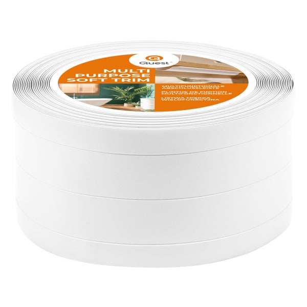 Multifunktionale Abschlussleiste aus Kunststoff auf Rolle