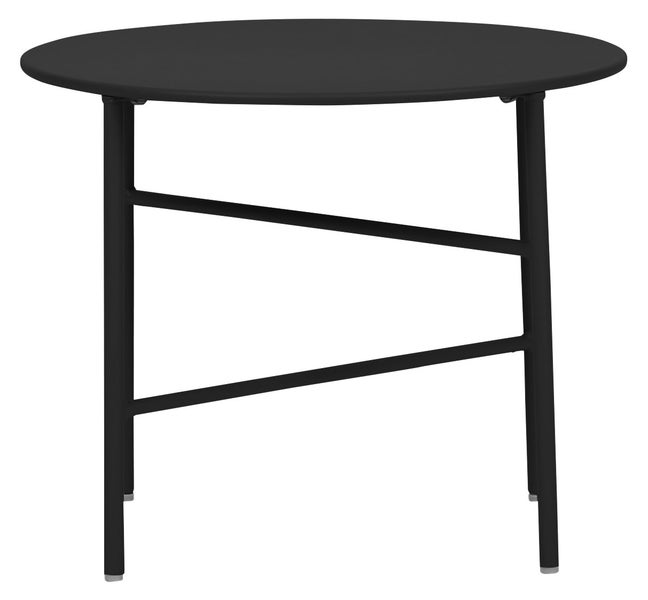 Penny Gartentisch Ø 50 cm. H 40 cm, schwarz. 50 X 50 X 40 cm