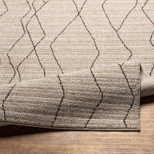 Etnhischer Berber Teppich Grau/Beige 200x275 cm GRETA