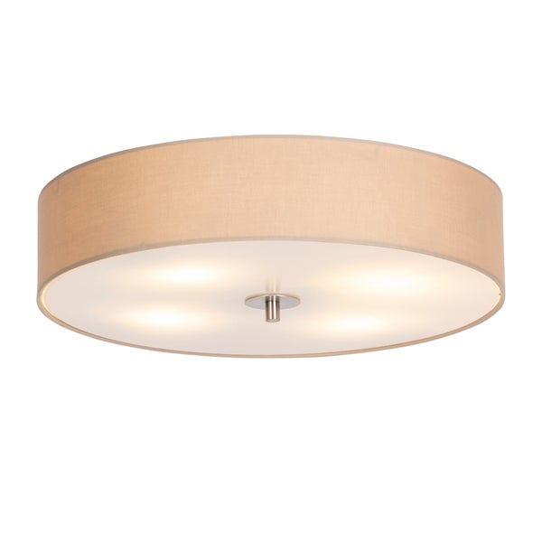 Country Deckenleuchte beige 50 cm - Drum