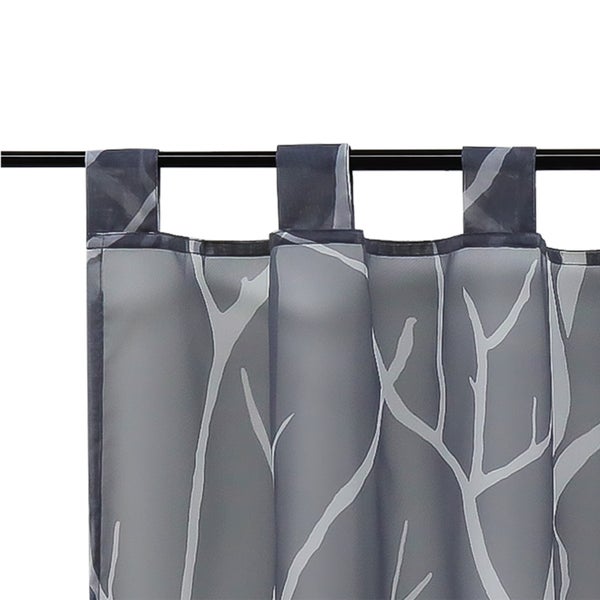 Dekoschals mit Schlaufenaufhängung und Baumdesign
