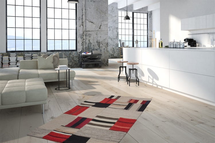Kurzflor Teppich Julius Multi Modern 80 x 150 cm
